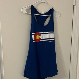 Blue Colorado Graphic Tank Top